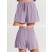 ANRABESS Womens Summer 2 Piece Purple Shorts Set - Sleeveless Crop Top Tank, High Waisted Shorts Romper with Pockets (Size Large) - Buy Online on GoSupps.com
