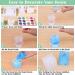 Silicone Resin Molds Kit 26PCS with Glitter Sequins for UV Casting - Sphere, Cube, Pyramid, Square, Coaster, Stone & Pendants - Buy Online on GoSupps.com