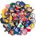 Shoe Charms for Boys Girls | Cool Cartoon Anime Charms for Kids & Men | Crock Charms for Bracelets & Sandals - Set of 50 - Buy Online on GoSupps.com