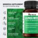 Herboxa Lungwort Lung Support Supplement - Clear Lungs & Detox Capsules - Lung Cleanse for Health & Revitalization - 60 Vegan Capsules - Buy Online on GoSupps.com