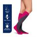 Jobst Sport Running Stockings - Compression Socks for Men & Women - Improve Blood Circulation - Soft & Breathable - Pink size M - Buy Online on GoSupps.com