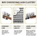 Shop BQ Lash Colored Cluster Eyelashes - DIY Eyelash Extensions | B12 B02 B09 - 72 Clusters for Home Use - Buy Online on GoSupps.com