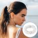 OIIKI Pearl Hair Ties Scrunchies 7pcs - White Weave Elastic Ponytail Holder for Women and Girls - Buy Online on GoSupps.com
