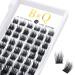 B&Q Lash Clusters D Curl 8-16MIX DIY Eyelash Extensions 72 Clusters Lashes C D Curl Fluffy Eyelash Clusters Extensions Individual Lashes Cluster DIY at Home (B14,D-8-16MIX) B 14 D-8-16 MIX
