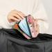 Stylish Menstruation Pad Bag with Zipper - Women's Tampon & Napkin Collection Bag (Gibbon Monkey Eating Banana) - Perfect for Girls & Women - Buy Online on GoSupps.com