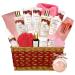 Rose & Jasmine Bath & Shower Sets Home Spa Gift Basket Spa Bomb Bath Spa Gift Set  Bath and Body Home Spa Kit For Women & Men Relaxing Spa Kit with Bath Salts  Shower Gel  Gifts for Birthday Day
