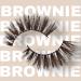 Brown 3D Volume Wispy Mink Lashes - Reusable Up to 25 Times | Luxury Handmade False Eyelashes for a Natural Cat Eye Look - Buy Online on GoSupps.com
