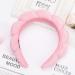 Dillot 5 Pack Pink Sponge Spa Headbands for Women - Puffy Headband for Face Washing, Makeup & Skincare - Shower Hair Accessories - Towel Cloth Fabric Bubble Headband Set - Buy Online on GoSupps.com