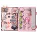 Seatecks 24 pieces girl hair clips set gift box hair clip hair clip nice party bowknot flower multi style hairpin pink for little girl baby children's gray