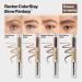 Revlon ColorStay Brow Fantasy 2-in-1 eyebrow product: powder-finish pencil and clear setting gel infused with provitamin B5 Holds up to 16 hours 004 Dark Brown - Buy Online on GoSupps.com
