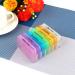 Vitamin Planner & Weekly Pill Lunch Box | 7 Compartment Portable Pill Case for Vitamins Supplements & Medications | Ideal for Purse & Pocket - Buy Online on GoSupps.com