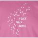 Shirtracer Women's Shirt - Never Walk Alone Paw Prints - Perfect Gift for Dog Owners - Pink L - Buy Online on GoSupps.com
