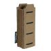 Idogear tactical pocket single pistol-MAG pocket elastic open bag with a molle top for glock M1911 92F 9mm .40 Magazine patch lamp-Holster Coyote Brown