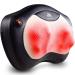 Shiatsu Neck and Back Massager - 8 Heated Rollers Kneading Massage Pillow for Shoulders, Lower Back, Calf, Legs, Foot - Relaxation Gifts for Men, Women - Shoulder and Neck Massager Present for Wife Black