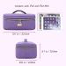 Curmio Essential Oils Organizer - Purple Essential Oil Bag for 40 Bottles (5-30 ml) - Perfect Storage Solution for Essential Oils - Buy Online on GoSupps.com
