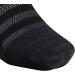 adidas Men's Superlite No Show Socks - 6 Pack, Black/Night Grey, Large US - Buy Online on GoSupps.com