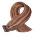 Buy #6/27 Tape-In Hair Extensions - 40cm 100% Remy Real Hair 50 Bricks | Durable Adhesive for Seamless Application - Buy Online on GoSupps.com