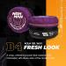 NISHMAN Aqua Gel Wax for Men B4 Fresh Look 150g Fresh Scent Natural Gloss Look Ultra Strong Hold Long Lasting Control and Definition B4 Fresh Look 150 g 1 Pack - Buy Online on GoSupps.com