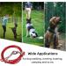 10ft (3m) Dog Tie Out Cable Dog Leads for Yard Chew Proof Reflective Dog Lead Line with 360 Swivel Lockable Hook and PVC Coating - Buy Online on GoSupps.com