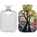 Buy Naanle Tree of Life Heat Bottle - Transparent Hot Water Bottle & Hand/Foot Warmer for Pain Relief | 1L Cold & Heat Therapy - Buy Online on GoSupps.com