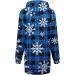 Shop Women s Christmas Cartoon Hoodie Dress | Long Sleeve Sweatshirt Blouse | Festive Print Jumper in Narrow Rock Blue - Buy Online on GoSupps.com