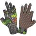 BASSDASH Unisex Fingerless Camo Hunting Gloves - Green Leaf Small | UPF 50+ Lightweight for Men & Women | Ideal for Early Season Warm Weather Fishing & Photography - Buy Online on GoSupps.com