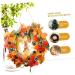 HOMSFOU 175 Pcs Christmas Wreath Decoration Red Berries Pine Needles Fake Fruit Home Decor Bouquet Flower Picks Diy Crafts Photography Eucalyptus Fruits Dried Fruit Self Made Ornaments Assorted Colorx5pcs 2.2x2.2cmx5pcs - Buy Online on GoSupps.com