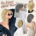 BARSDAR 14 Short Wavy Ponytail Extension Claw Clip (Light Ash Blonde) - Synthetic Curly Fake Hairpiece for Daily & Party Wear - 14 Inch - Buy Online on GoSupps.com