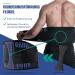 Nativodex Back Support Belt - Effective Lumbar Spine Stabilization & Pain Relief for Men & Women | Size M - Black - Buy Online on GoSupps.com