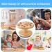 Fiakup Wooden Scissor Rack - Rotating Salon Scissors Holder | 12 Holes Scissors Makeup Brushes Storage Rack | Desktop Scissors Storage Organizer for Hair Salon Home - Buy Online on GoSupps.com