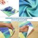 SUNBKIM Microfiber Beach Towel 63x31.5 - Super Absorbent & Fast Drying Travel Towel for Camping, Hiking, Yoga - Ultra-Compact (Green) - Buy Online on GoSupps.com