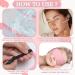 8 Pcs Castor Oil Eye Packs Kit - Organic Flannel Cotton Reusable Sleep Masks with Storage Bags - Washable Comfort in 2 Colors - Castor Oil Not Included - Buy Online on GoSupps.com