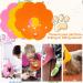TrelaCo 3-Piece Adjustable Cat Recovery Collar - Sunflower Design for Cats, Kittens, Puppies, and Rabbits - Prevent Biting and Scratching - Medium Size - Buy Online on GoSupps.com