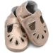 Soft Leather Baby T-Bar Shoes for Girls | Non-Slip Soles | Rose Gold | 0-6 Months to 2-3 Years - Buy Online on GoSupps.com