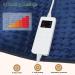 Large Electric Heating Pad for Back Pain Relief - 4 Timer Settings, 6 Temperature Levels - Auto Shut Off - Dry & Moist Therapy - Portable Heat Patch - 12x24 - Blue - Buy Online on GoSupps.com