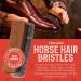 Horsehair Shoe Brush for Leather Boots Shine - Red Moose Medium - 5.9 x 1.96 - Buy Online on GoSupps.com