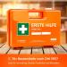 First Aid Suitcase DIN 13157:2021 | Complete Kit with Wall Bracket & Free Sticker | Ideal for Home & Business - 2022 Edition - Buy Online on GoSupps.com