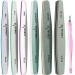 Nail Files Canvalite Gel Nail File Set Professional Double Sided Nail File and Buffer Set Washable Emery Boards Grit 100/150/180/220/240/280/1000/4000 Buffer for Home and Salon Use
