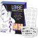 Lobe Miracle Plus Clear Earring Support Patches & Antiseptic Wipes - Ear Care Products for Droopy, Torn, or Stretched Ear Lobes - 60 Patches & 30 Swabs - Buy Online on GoSupps.com