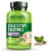 NATURELO Digestive Enzymes - Full Spectrum Support with a Broad Blend of 15 Enzymes Plus Ginger - 90 Vegan Capsules Digestion Support 90 Count (Pack of 1)