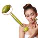 Jade Roller for Face - Real Jade Stone Massager Tool for Lymphatic Drainage - Facial Massage Tool for Skin Beauty