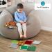 Buy Sensory Mats for Autistic Children | Tactile Sensory Tiles & Pads | 12-Pack Safari Learning Toys - Buy Online on GoSupps.com