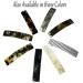 French Amie Oblong Handmade 3.5 Celluloid Automatic Hair Clip Barrette - Strong Hold Clip for Girls & Women - Paris Hair Accessories - Made in France (Tokyo Shell) - Buy Online on GoSupps.com