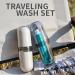 4 in 1 Portable Travel Toothbrush Holder - Multifunctional Toothbrush Cup & Case for Family Business School | Blue - Buy Online on GoSupps.com