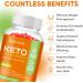 Keto ACV Gummies for Weight Loss | Sugar-Free Apple Cider Vinegar Supplement | Digestive & Metabolism Support | 1000MG Vegan Gluten-Free Ideal for Men & Women - Buy Online on GoSupps.com