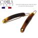 Camila Paris CP2863/2 French Hair Clips for Women & Girls - Pack of 2 Tortoiseshell Side Slide-in Barrette Clips - Strong Hold, No Slip Grip, Fashionable & Durable - 1.25 Inch - Made in France - Buy Online on GoSupps.com