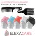 ELEXACARE Afro Comb - Wide-Toothed Finger Styler for Curls & Curly Hair | Premium Black Styling Comb for Natural Hair - Buy Online on GoSupps.com