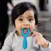 ezpz Oral Development Tools 3 Pack in Gray - Non-Slip Loop Smile and Stick 100% Silicone - Encourages Speech Sound - Sensory Bumps - Dishwasher Safe - Ages 3 Months - Buy Online on GoSupps.com