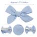 Linen Fabric Hair Bows Alligator Clips - 40 Pieces for Girls, Toddlers, Kids, Teens - Buy Online on GoSupps.com