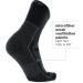 Blister Resist Performance Crew Athletic Running Socks - Large Black (1 Pair) for Men and Women - Buy Online on GoSupps.com